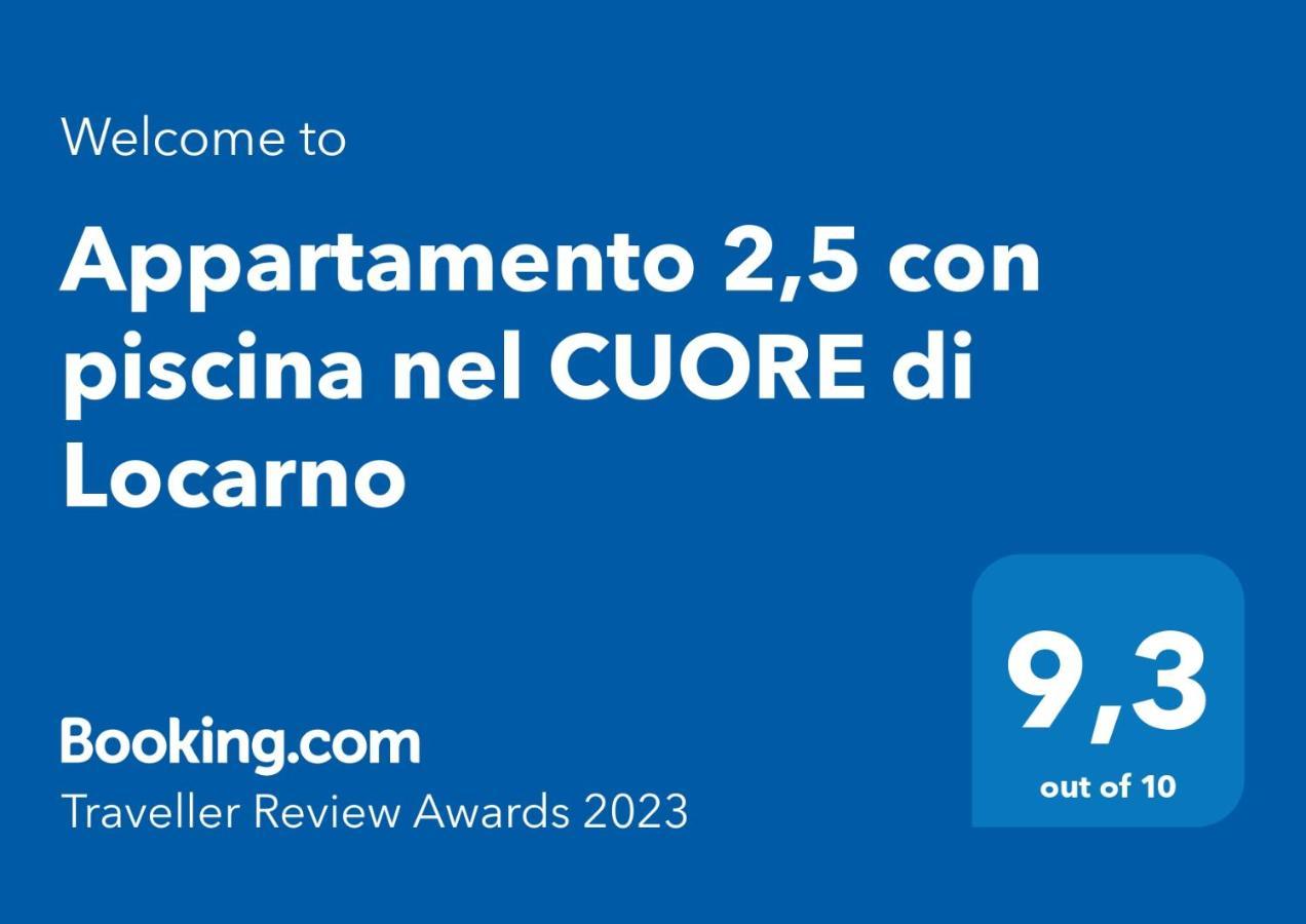 Appartamento 2,5 Con Piscina Nel Cuore Di Locarno 463 Екстериор снимка